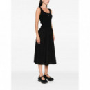 KARL LAGERFELD - Ikon Fabric Mix Knit Dress - 999 - A3W13037/999