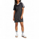 ADIDAS ORIGINALS - V Neck Ss Dress - Black - JD2599/BLACK