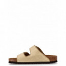 BIRKENSTOCK - Arizona Big Buckle Tex - Natural - 1029042/NATURAL