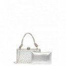 KURT GEIGER - Macrame Handle Box Clutch - 63 - 4356463999/63