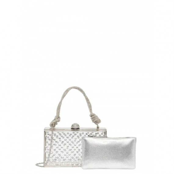 KURT GEIGER - Macrame Handle Box Clutch - 63 - 4356463999/63