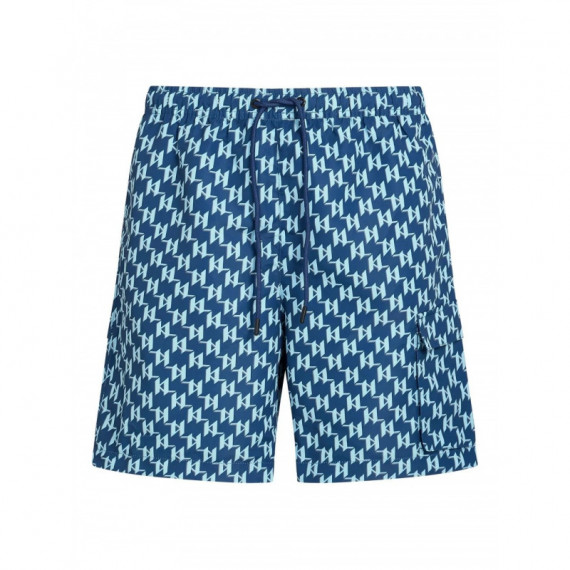 KARL LAGERFELD - Monogram Med Cargo Boardshorts - 1XP - A3M46003/1XP