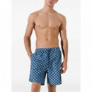 KARL LAGERFELD - Monogram Med Cargo Boardshorts - 1XP - A3M46003/1XP