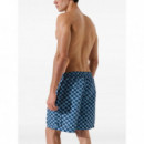 KARL LAGERFELD - Monogram Med Cargo Boardshorts - 1XP - A3M46003/1XP