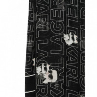 KARL LAGERFELD - Ikon Modal Scarf - 999 - A3W33065/999