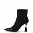 KARL LAGERFELD - Debut Ii Mix Knit Ankle Boot - K00 - KL32062/K00
