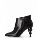 KARL LAGERFELD - Karl Nft Heel Zip Short Boot - 000 - KL39135/000