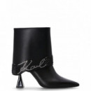 KARL LAGERFELD - Debut Ii Fold Down MIDI Boot - 000 - KL32043/000