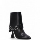KARL LAGERFELD - Debut Ii Fold Down MIDI Boot - 000 - KL32043/000
