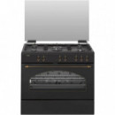 SVAN SKGW5900RN Cocina Gas Ancho 90 Cm Rústico Negro