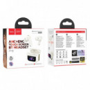 HOCO EQ21 Sandy Auricular Inalámbrico Cancelación Ruido Cloudy White