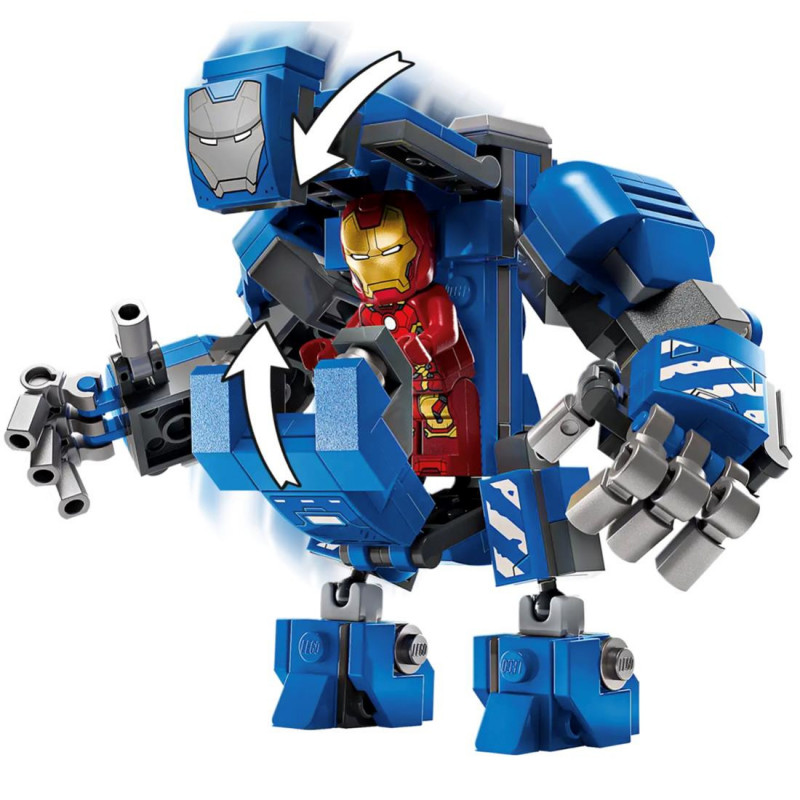 LEGO 76315 Laboratorio de Iron Man: Sala de Armaduras Guanxe