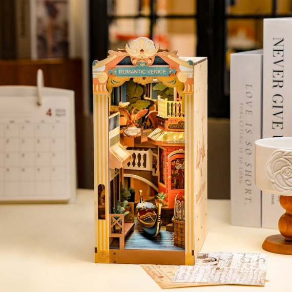 Maqueta Sujetalibros Venecia Romántica  MADNESSTOYS