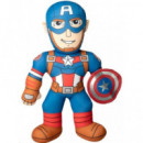 Peluche Capitan America con Sonido 38 Cm Marvel  PLAY BY PLAY