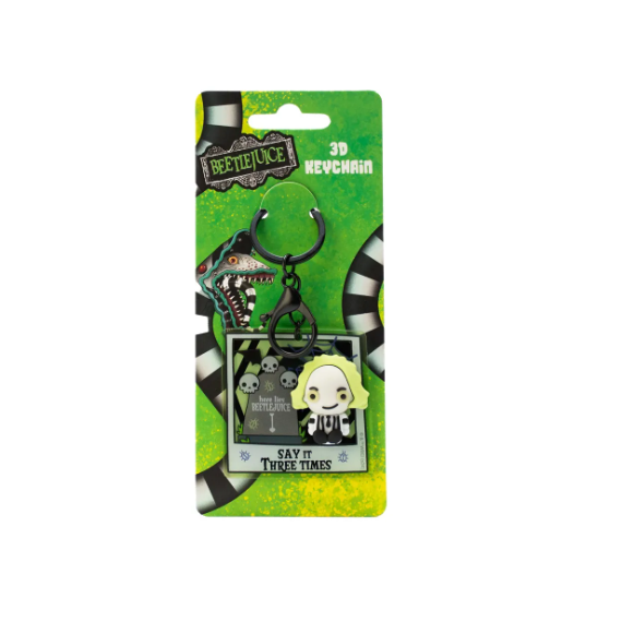 Llavero Beetlejuice Acrílico 3D  BLUE SKY STUDIOS