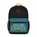 Mochila Casual Regreso a Hogwarts Negra y Azulado Harry Potter  BLUE SKY STUDIOS