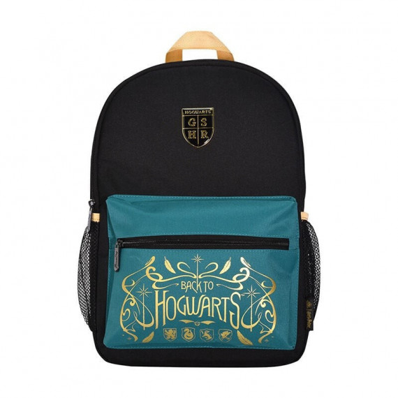 Mochila Casual Regreso a Hogwarts Negra y Azulado Harry Potter  BLUE SKY STUDIOS