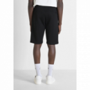 Bermuda ANTONY MORATO Negra Logo Tigre