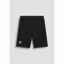 Bermuda ANTONY MORATO Negra Logo Tigre