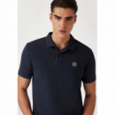 Polo GUESS Parche Azul Marino