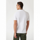 Polo GUESS Parche Blanco