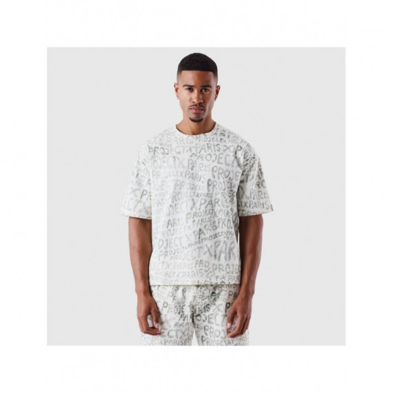 Camiseta Beige Print  PROJECT X PARIS