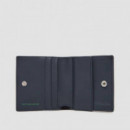 Tjm Heritage Leather Cc & Coin Dark Nigh  TOMMY HILFIGER