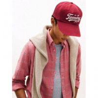 Tjm Archive Script Cap Rustic Cherry  TOMMY HILFIGER