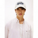 Tjm Archive Script Cap Ancient White  TOMMY HILFIGER