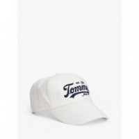 Tjm Archive Script Cap Ancient White  TOMMY HILFIGER