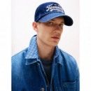 Tjm Archive Script Denim Cap Light Denim  TOMMY HILFIGER