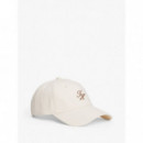 Th Embroidered Cap Ivory Petal  TOMMY HILFIGER