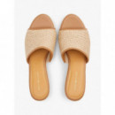 Th Rope Wedge Sandal Neutral  TOMMY HILFIGER
