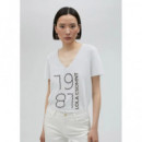 Camisetas Mujer Camiseta LOLA CASADEMUNT 1981 Blanco