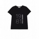 Camisetas Mujer Camiseta LOLA CASADEMUNT 1981 Negro