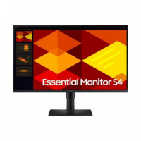 Monitor SAMSUNG Essential S4 27" IPS 100HZ Multimedia Ergonomico Dp HDMI Black