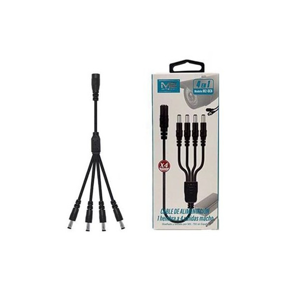 M2TEC Cable Alimentacion 8 en 1 con 8 MACHS/1 Hembra M2-DC7