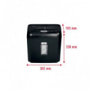 REXEL Promax Qs RPX612 Destructora de Papel 12L Clip/grapas/tarjeta Credito
