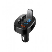 XO Transmisor Fm BLUETOOTH para Coche con 2X USB Carga y MP3 18W XO-BCC03