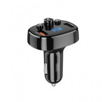 XO Transmisor Fm BLUETOOTH para Coche con 2X USB Carga y MP3 18W XO-BCC03