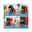 BOSCH Cafetera de Capsula Tassimo Finesse TAS16B3 Roja