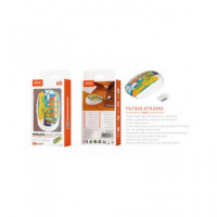 MTK Raton Inalambrico TG7320 2.4GHZ con Diseño Colores Blanco