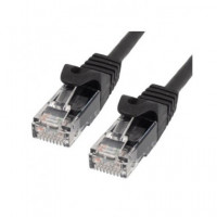 EUROCONNEX Cable Red CAT6A Utp 3MTRS Negro 0085-3N