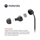MOTOROLA Auricular Estereo Cable Earbuds 3-S Negro