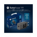 MOTOROLA Cargador Red Tipo C + Cable Tipo C M/m Turbo Power 68W Pd Negro