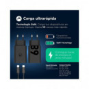 MOTOROLA Cargador Red Tipo C + Cable Tipo C M/m Turbo Power 68W Pd Negro