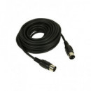 Adam Hall K3MIDI0150BLK Cable MIDI DIN 5 Pin 1,5Mtrs Negro