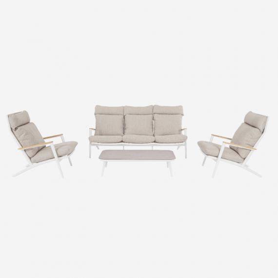 Conjunto de Jardín Seronda- Color Beige- 5 Plazas- Terrazza®  TERRAZZA COLLECTION