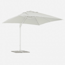 Sombrilla de Jardín Sandua 3X3 Metros- Color Blanco- Parasol Exterior- Terrazza®- Ajustable, Base Incluida  TERRAZZA COLLECTION