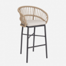 Taburete de Jardín Apilable Arete- Color Beige- Terrazza®- Exterior  TERRAZZA COLLECTION